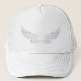 Falln White Angel Wings Trucker Hat
