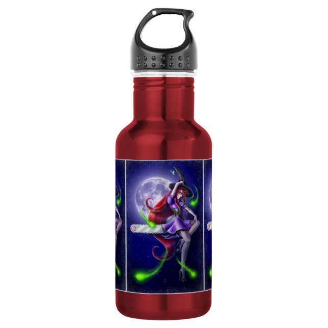 Falln Witchy PinUp 532 Ml Water Bottle (Front)