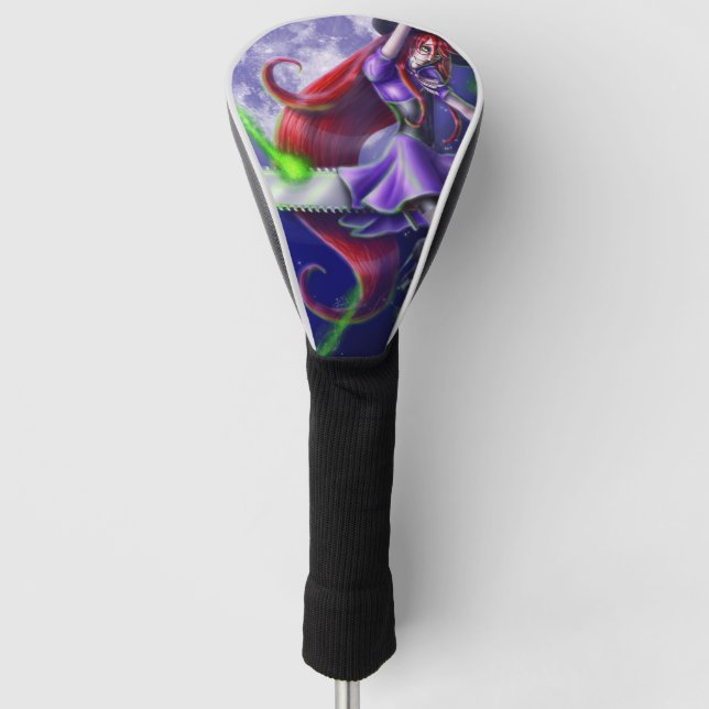 Falln Witchy PinUp Golf Head Cover (Front)