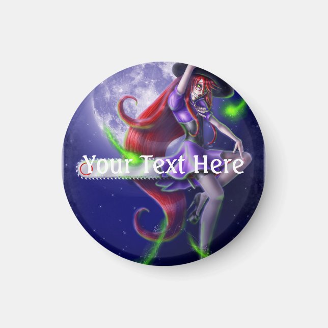 Falln Witchy PinUp Magnet (Front)