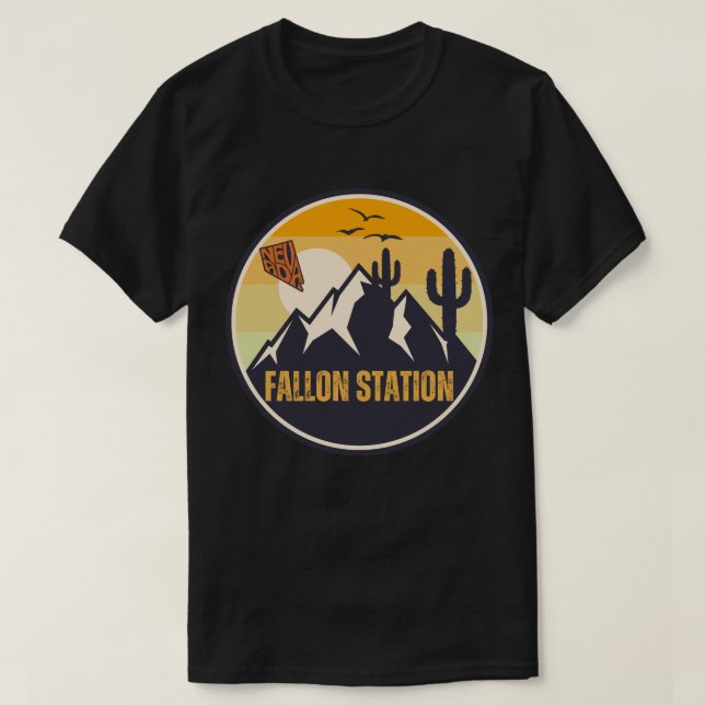 Fallon Station, Nevada T-Shirt (Design Front)