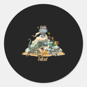 Fallout - New Vegas Classic Round Sticker