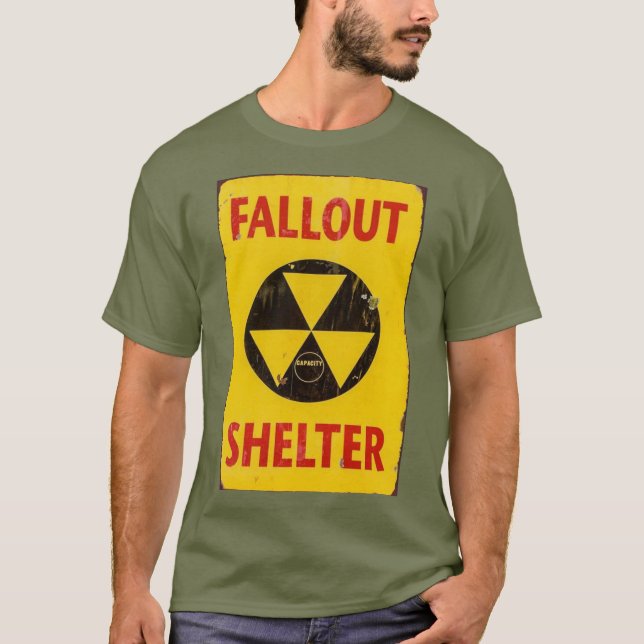 Fallout Shelter ☢️ Fall-Out Nukes T-Shirt (Front)