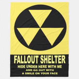 FALLOUT SHELTER FLEECE BLANKET