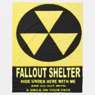FALLOUT SHELTER FLEECE BLANKET