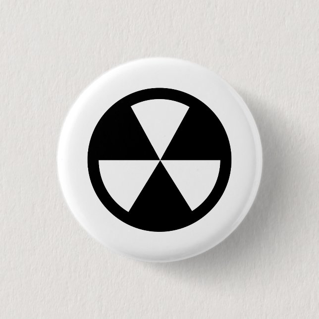 'Fallout Shelter' Pictogram Button (Front)