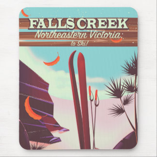 Falls Creek, Northeastern Australia Ski poster, Mouse Pad