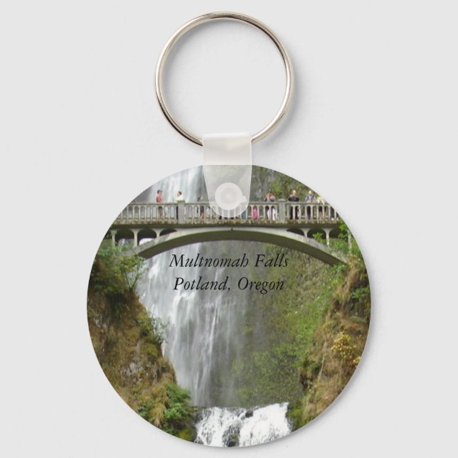 Falls, Multnomah FallsPotland, Oregon Keychain (Front)