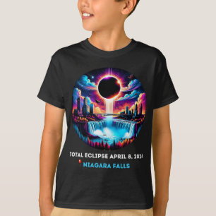 Falls New York Ny Total Solar Eclipse April 81  T-Shirt