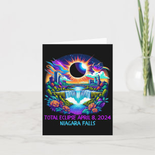 Falls New York Ny Total Solar Eclipse April 8  Card