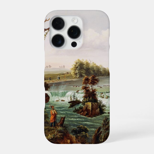 Falls of Saint Anthony by Henry Lewis iPhone Case (Back)