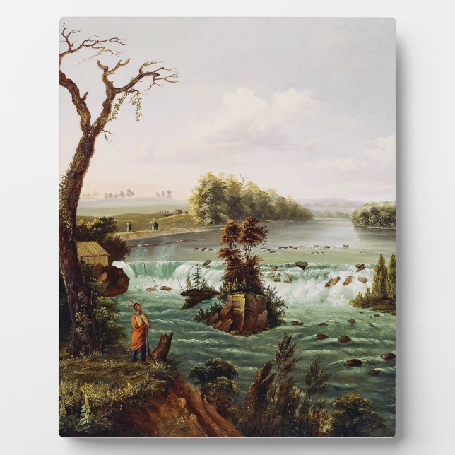 Falls of Saint Anthony by Henry Lewis Plaque (Front)