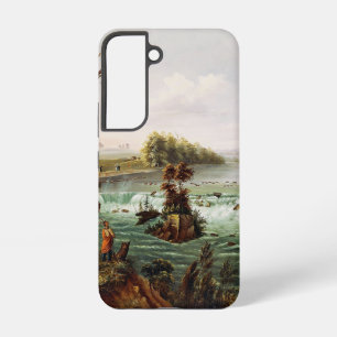 Falls of Saint Anthony by Henry Lewis Samsung Galaxy Case