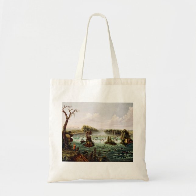 Falls of Saint Anthony by Henry Lewis Tote Bag (Front)