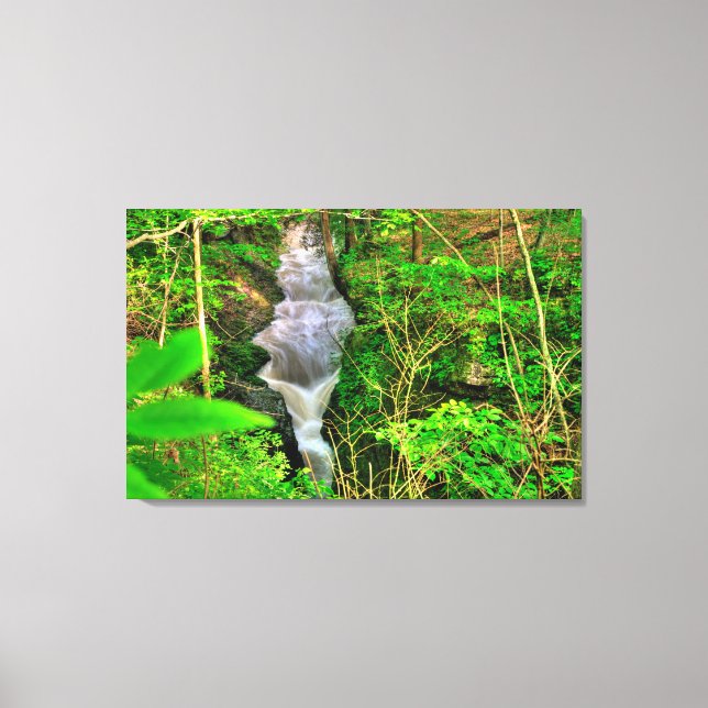 Falls of the Little Miami, Clifton Gorge, Ohio Canvas Print (Front)