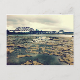 Falls of the Ohio Fossil Beds at Dusk Postcard