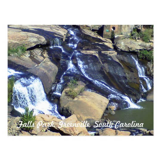 Falls Park, Greenville, SC Postcard