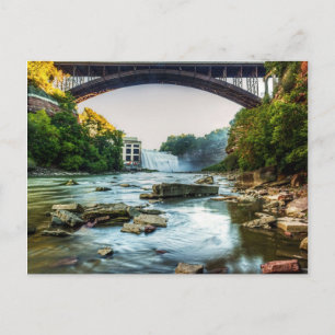 Falls Under the Bridge Postcard