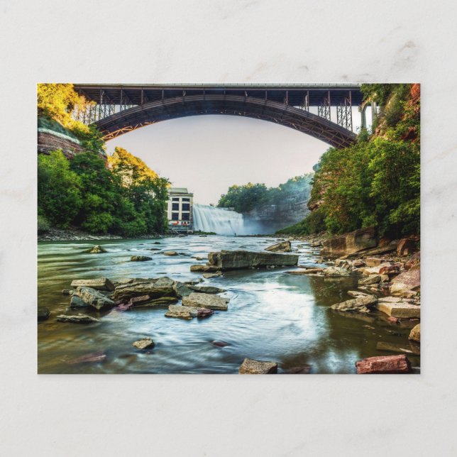 Falls Under the Bridge Postcard (Front)