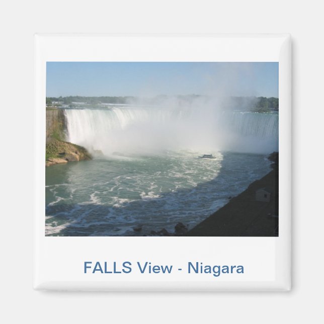 Falls View : Niagara USA Canada Magnet (Front)
