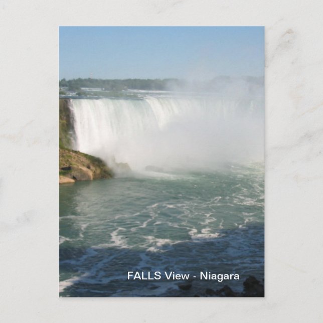 Falls View : Niagara USA Canada Postcard (Front)