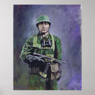Fallschirmjäger (green devils) poster