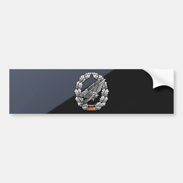 Fallschirmjägertruppe Barettabzeichen Bumper Sticker (Front)