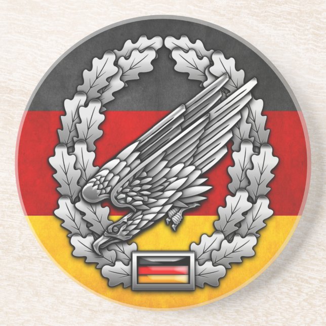 Fallschirmjägertruppe Barettabzeichen Coaster (Front)