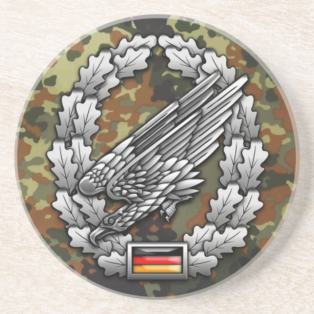 Fallschirmjägertruppe Barettabzeichen Coaster (Front)