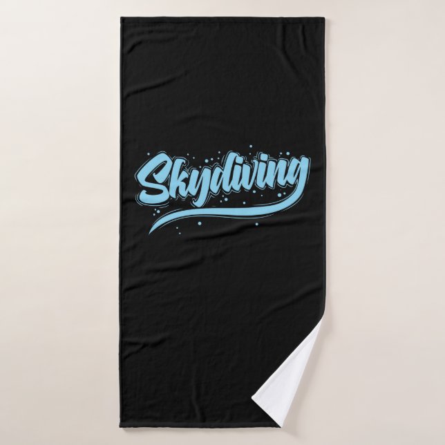 Fallschirmspringen freier Fall Skydiving Bath Towel (Bath Towel)