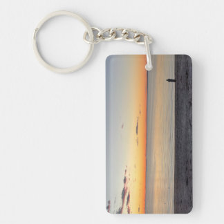 Falmouth Cape Cod Sunset Acrylic Keychain