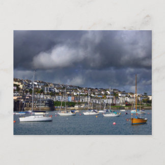 Falmouth Harbour Cornwall Postcard
