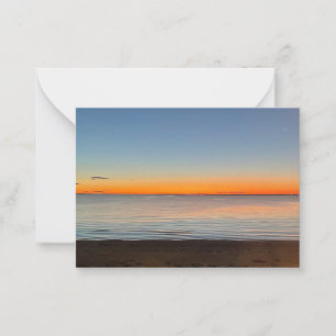 Falmouth Massachusetts Cape Cod Sunset Card