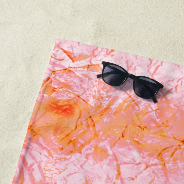 Falsa pele de salmão, com partes clareadas beach towel (In Situ)