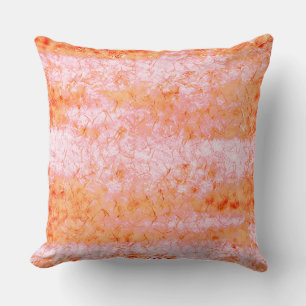 Falsa pele de salmão, com partes clareadas throw pillow