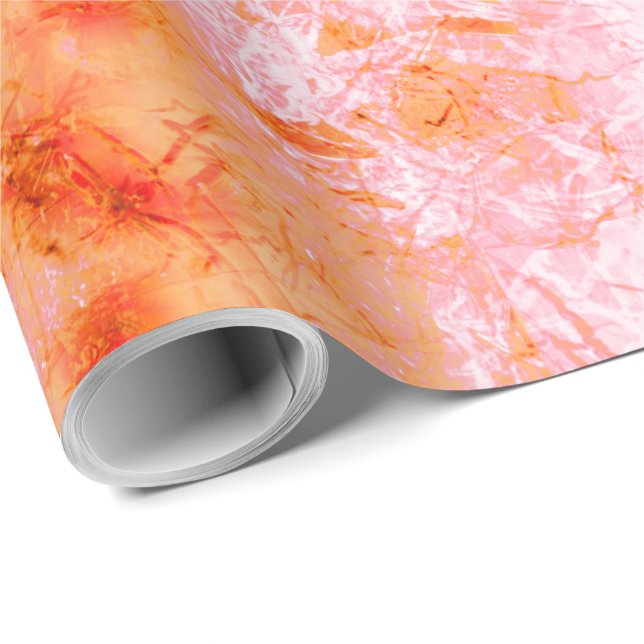 Falsa pele de salmão, com partes clareadas wrapping paper (Roll Corner)