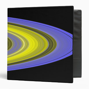 False-colour image of Saturn's rings Binder