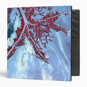 False colour satellite binder