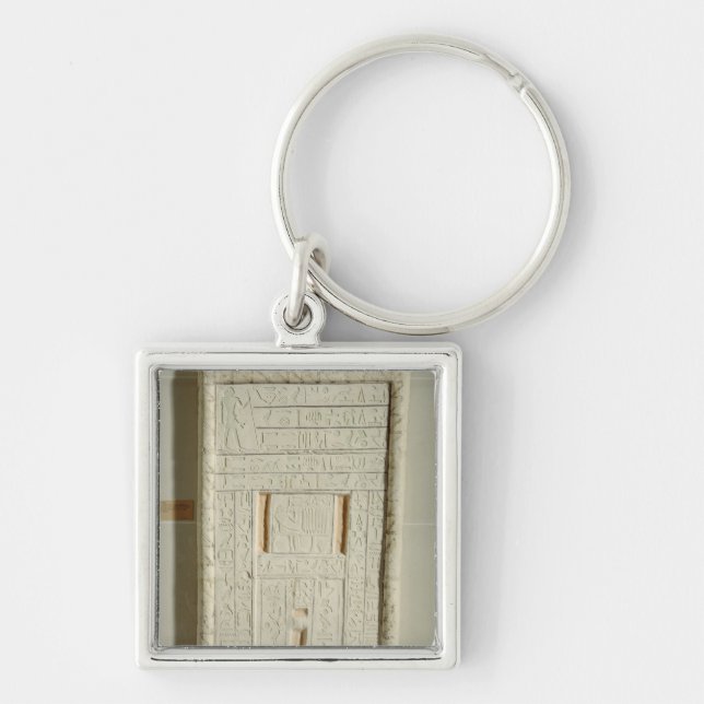 False door of Sheshi, c.2300-2200 BC (painted lime Keychain (Front)