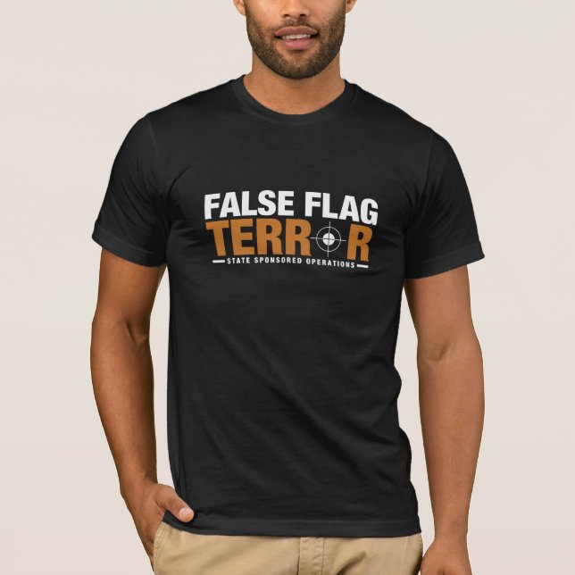False Flag Terror Men's T-shirt (Front)