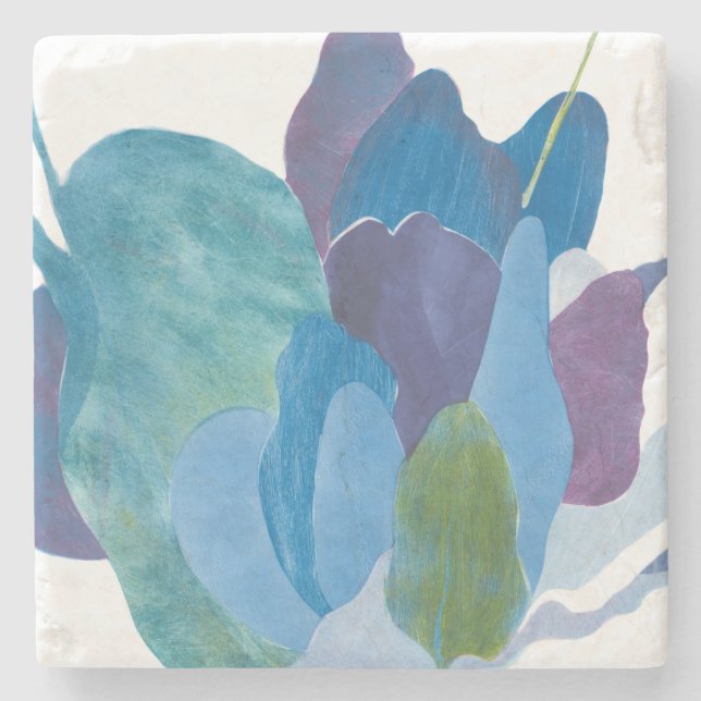 False Indigo I Stone Coaster (Front)