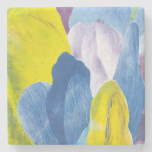 False Indigo III Stone Coaster