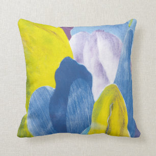 False Indigo III Throw Pillow