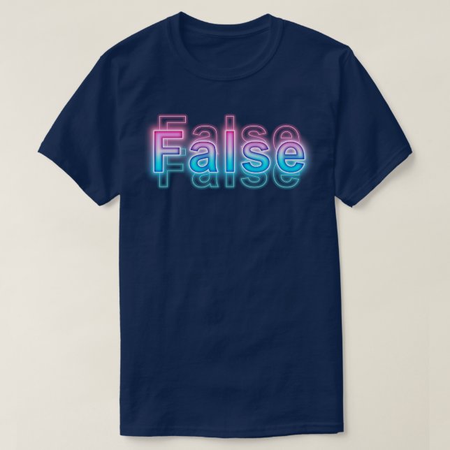 False T-Shirt (Design Front)