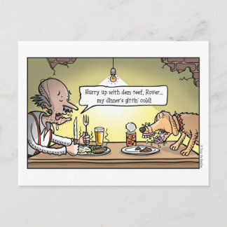 False teef! postcard