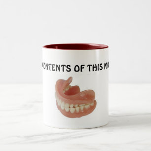 FALSE TEETH KEEPER MUG