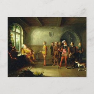 Falstaff and the Recruits, from 'Henry IV, Part II Postcard