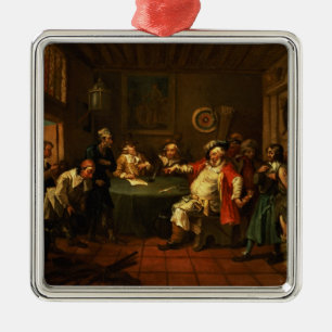 Falstaff Examining his Recruits from Henry IV Metal Ornament