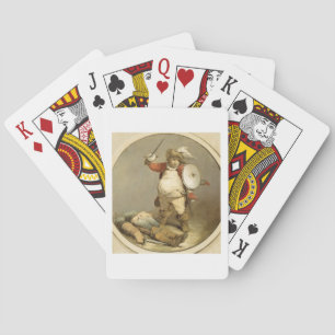 Falstaff with the Body of Hotspur, c.1786 (oil on Playing Cards