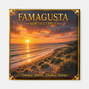 Famagusta North Cyprus Mediterranean Escape Magnet